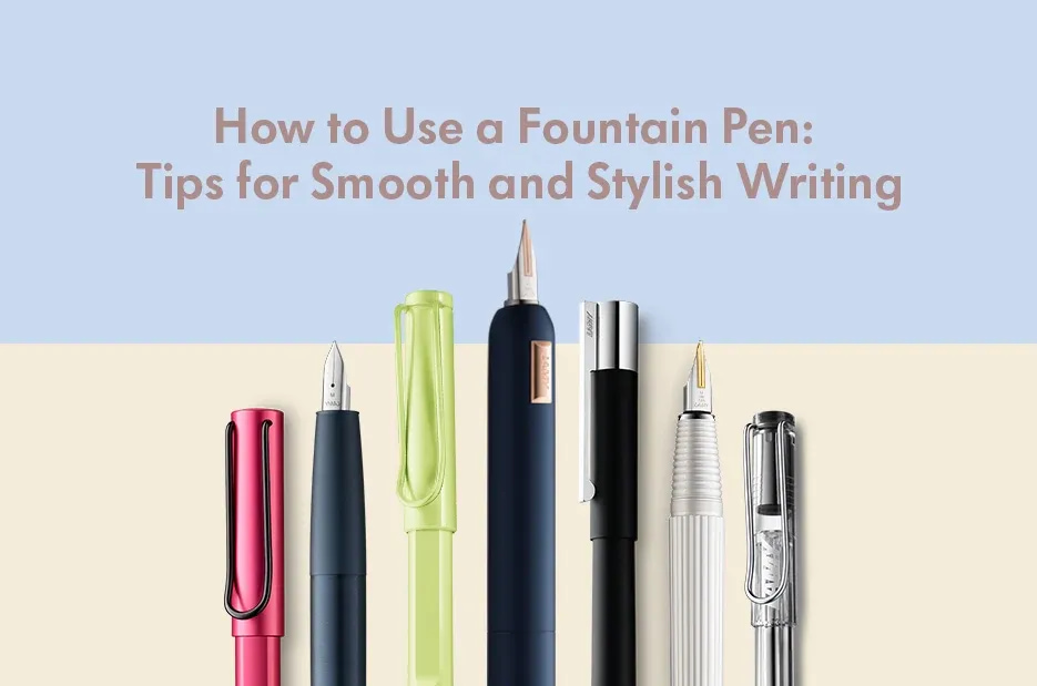 How to Use a Fountain Pen: Tips for Smooth, Stylish Writing